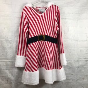 Tis the Season Striped Holiday Sweater Dress XL